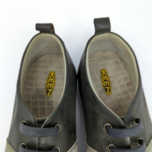 Keen Lower East Side Lace Up Black Gray Oxford Shoes Women’s Size 8 slip on - Picture 5 of 12